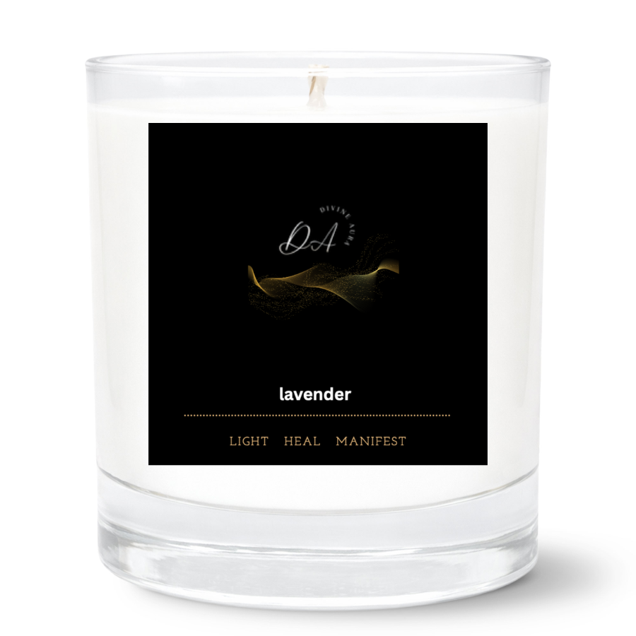 11oz Clear Tumbler Candle | 2.75"x2.25" White Label
