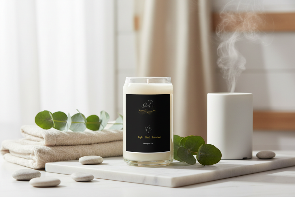 13.75oz Clear Jar Candle | 3"x3.75" White Label